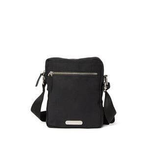 New Bolongaro Trevor Canvas Flight Crossbody Bag In Black